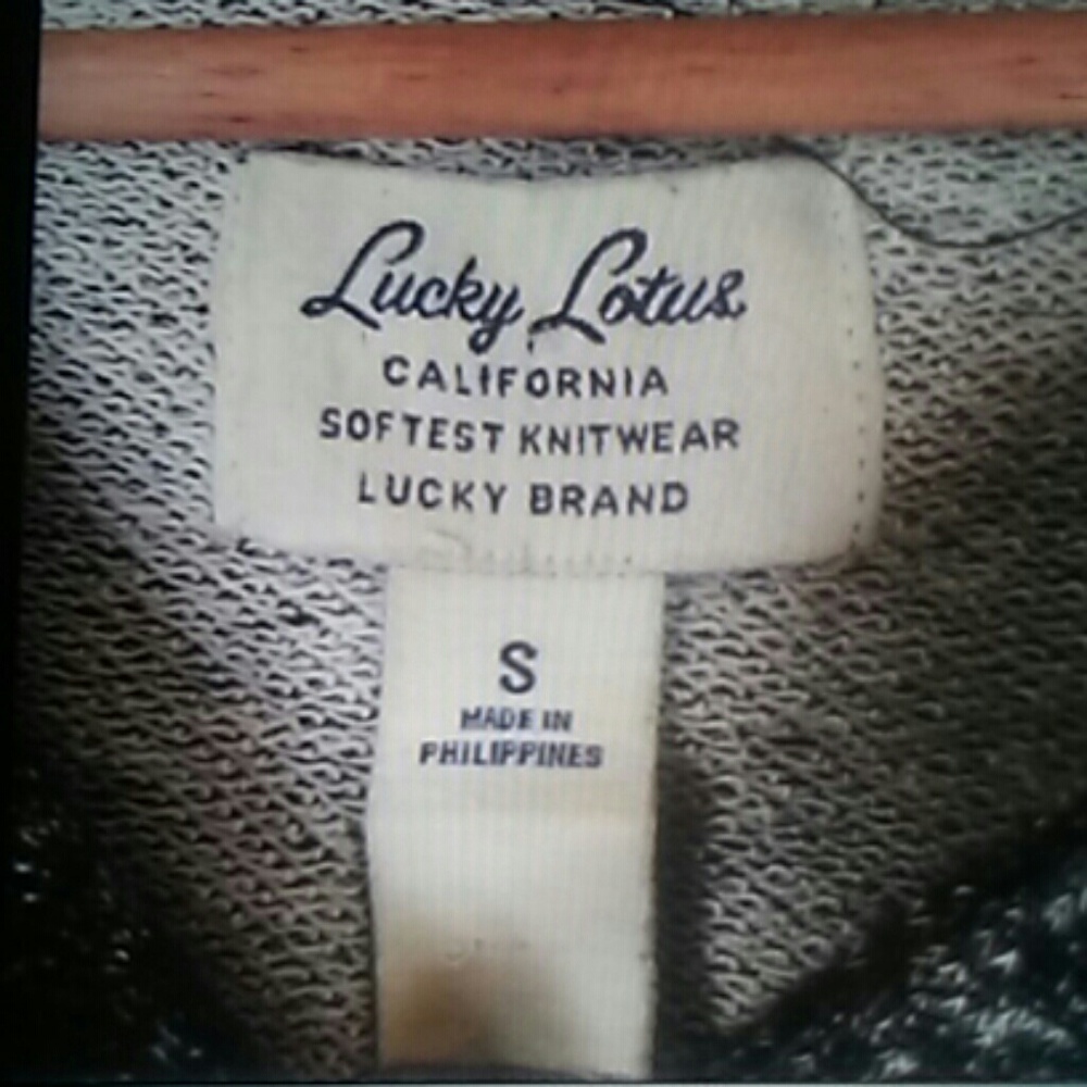 LUCKY LOTUS HOODIE PULLOVER S - Picture 4 of 5